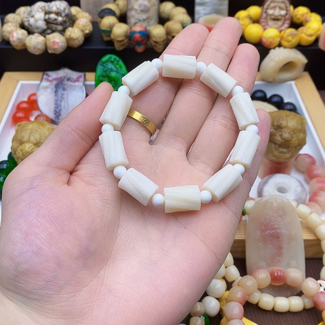 驼骨手串/手链11mm鹿角骨