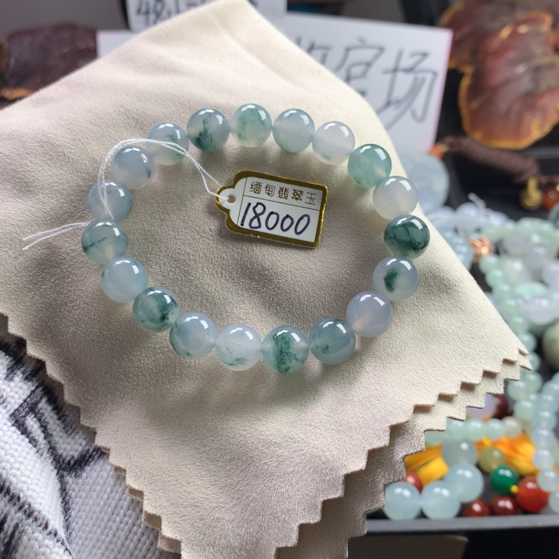 定制翡翠未镶嵌卡10 19粒