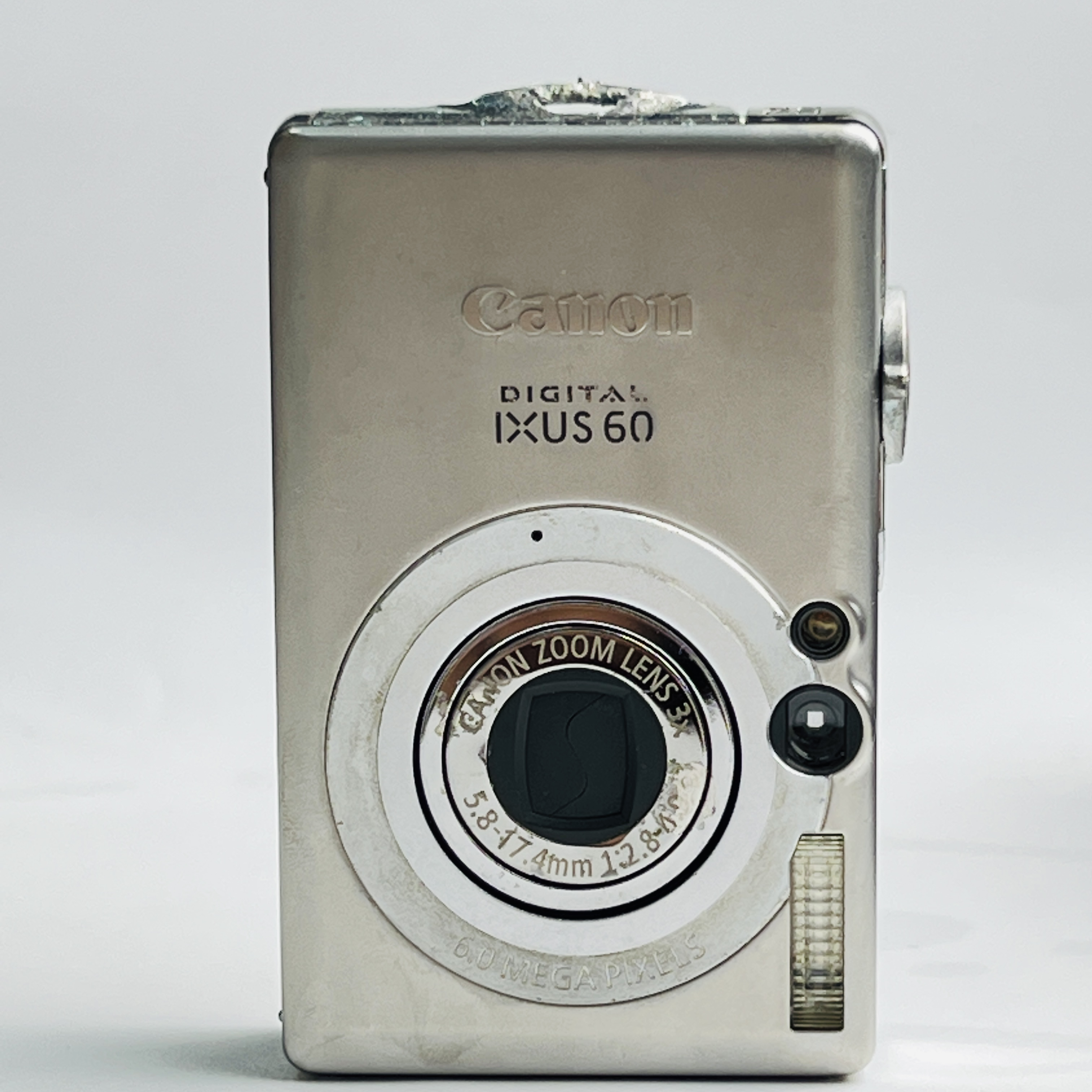 95新 Canon/佳能 ixus60银色600万像素3倍变焦复古ccd