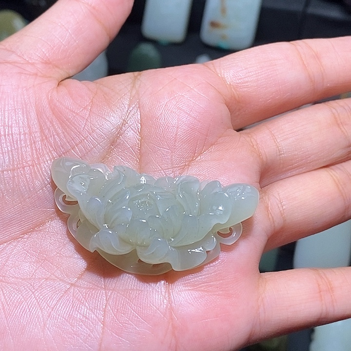 和田玉卡13天泰未镶嵌