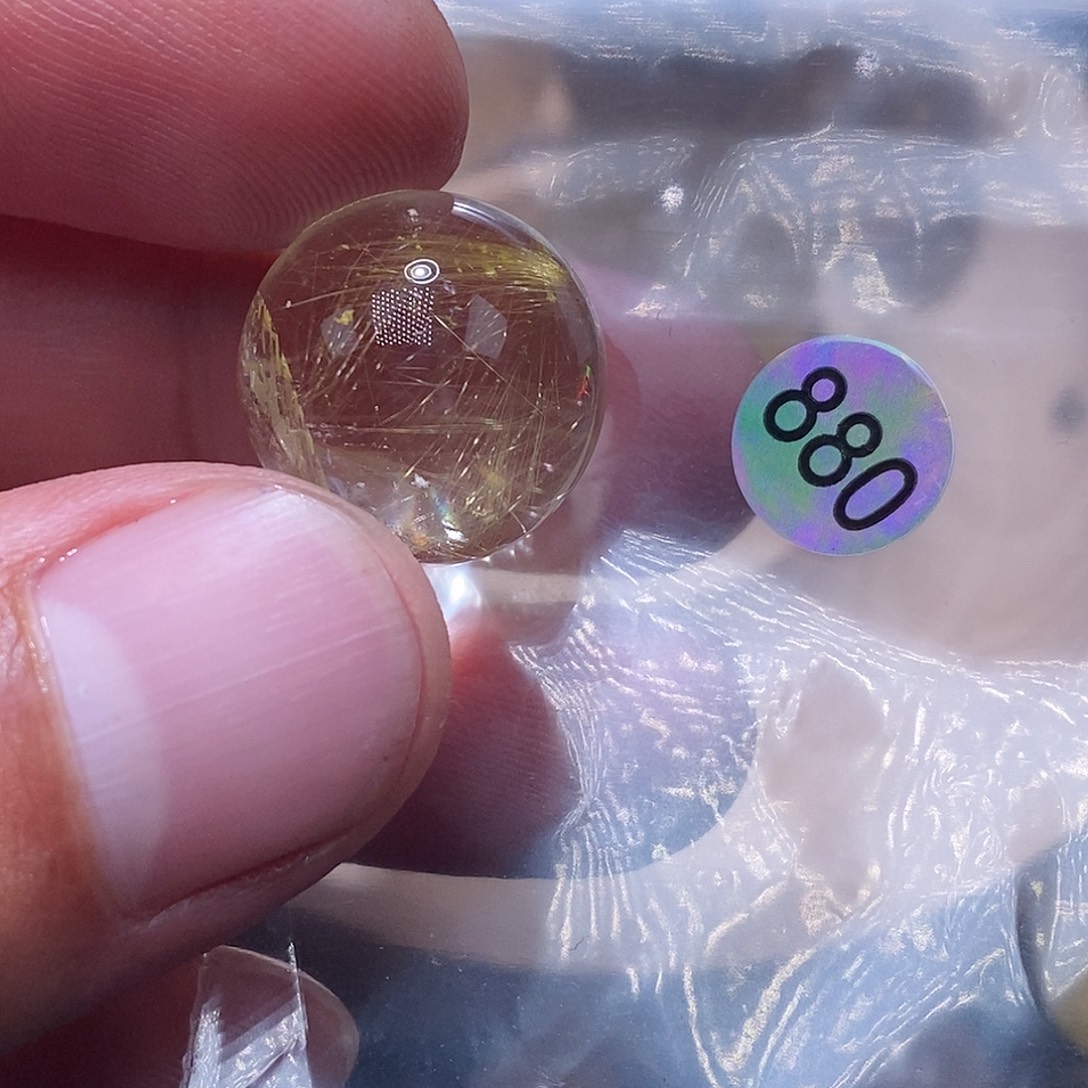 紫***音未镶嵌发晶手链天然水晶