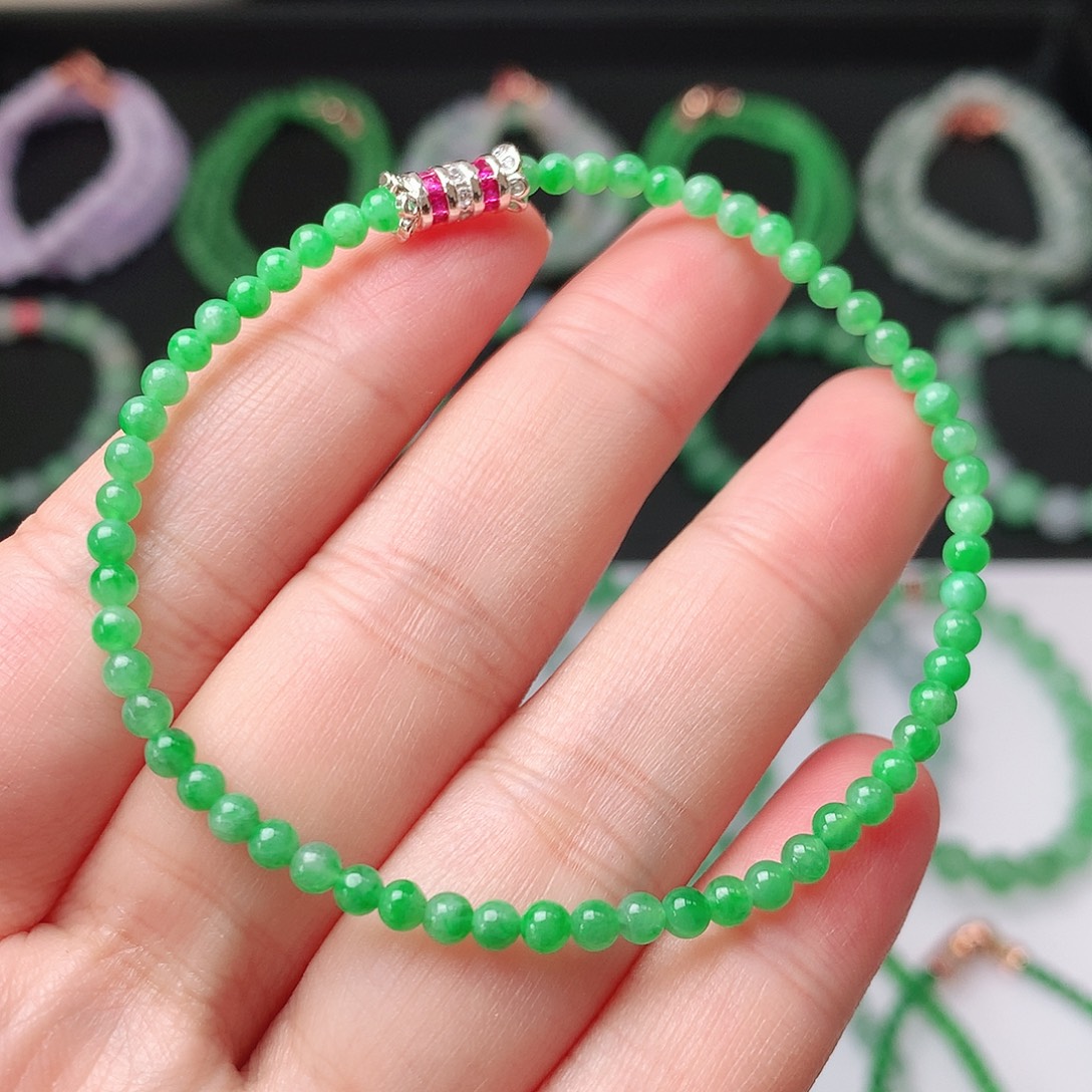 翡翠未镶嵌手链翡翠