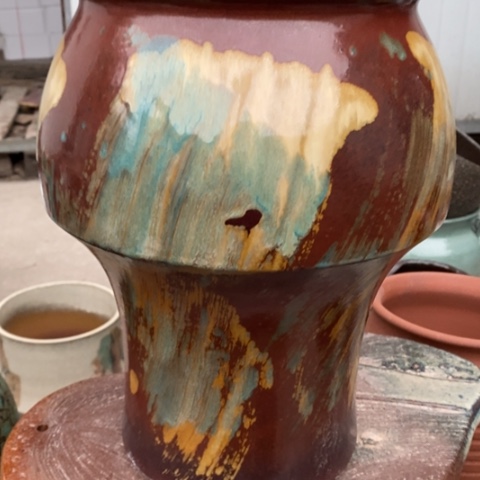 【闪购商品】紫砂花盆高约32口约20