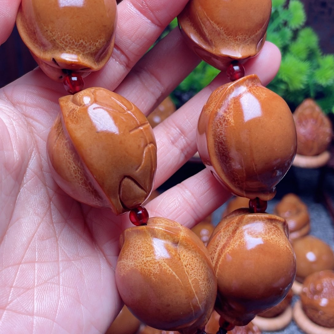 【闪购商品】橄榄核手串/手链财富一生手持