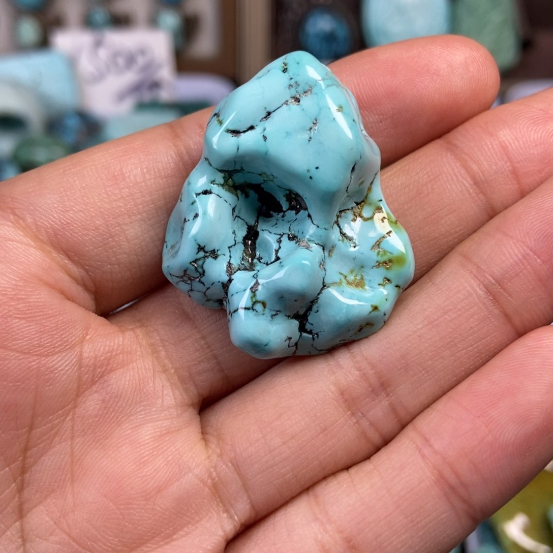 绿松石珠宝奇石未镶嵌