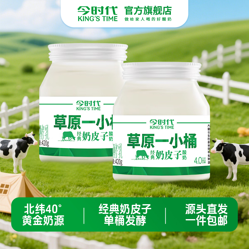 【经典奶皮子】今时代奶皮子酸奶奶皮子酸奶醇香浓郁口感内蒙古风味