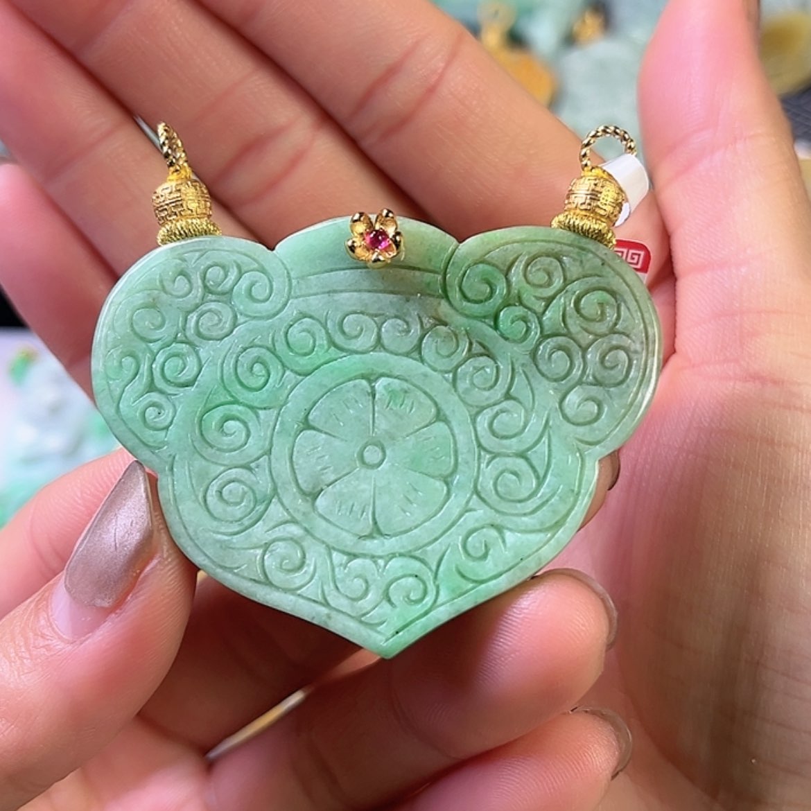 【闪购商品】翡翠颈饰未镶嵌挂件