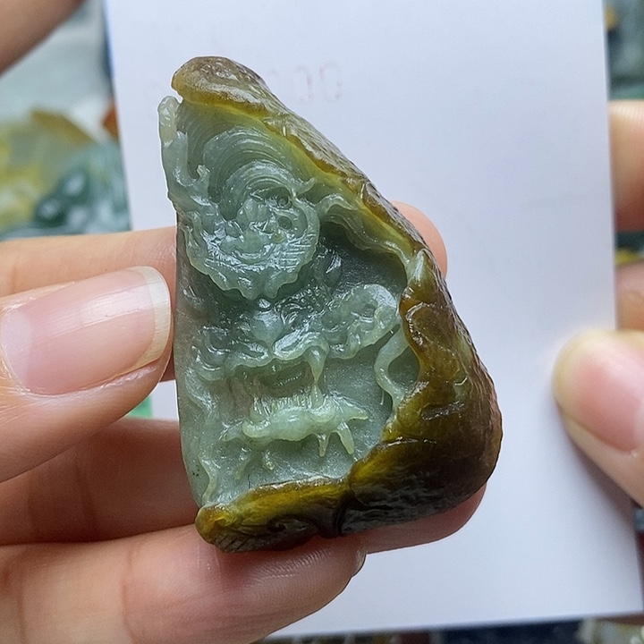 定制翡翠未镶嵌毛货