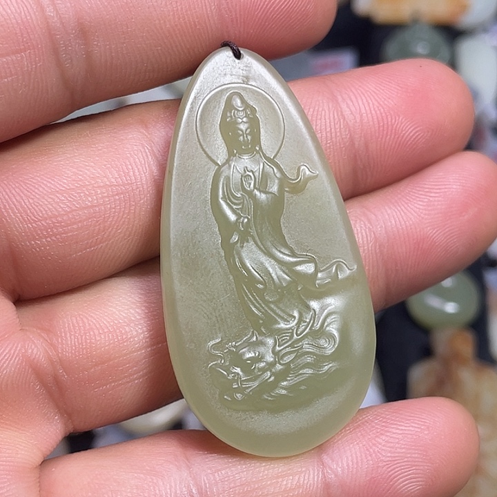和田玉（糖玉）未镶嵌吊坠(不含链)吊坠