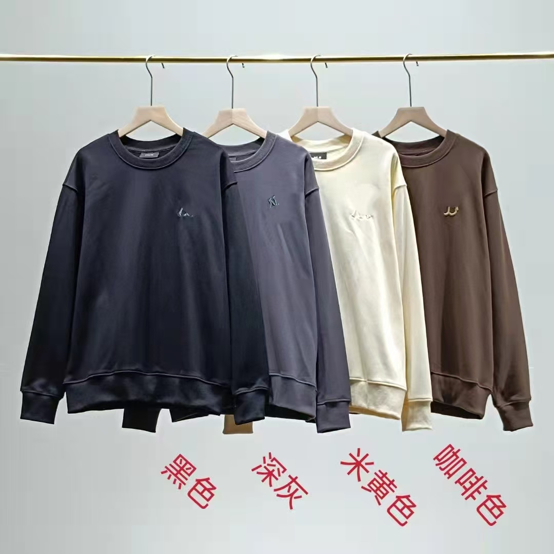 25 秋季情侣同款M 刺绣圆领卫衣