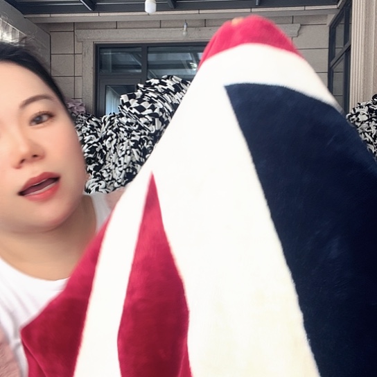 羊驼毛法兰绒英国国旗100×150微瑕