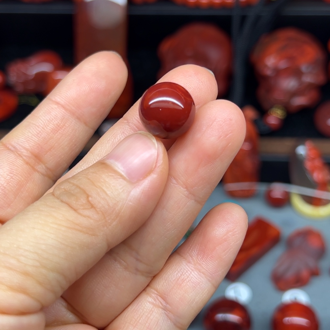 柳***①南红玛瑙未镶嵌配饰