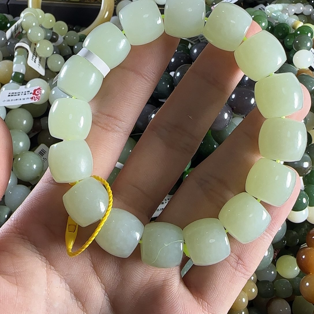 和田玉手链未镶嵌153