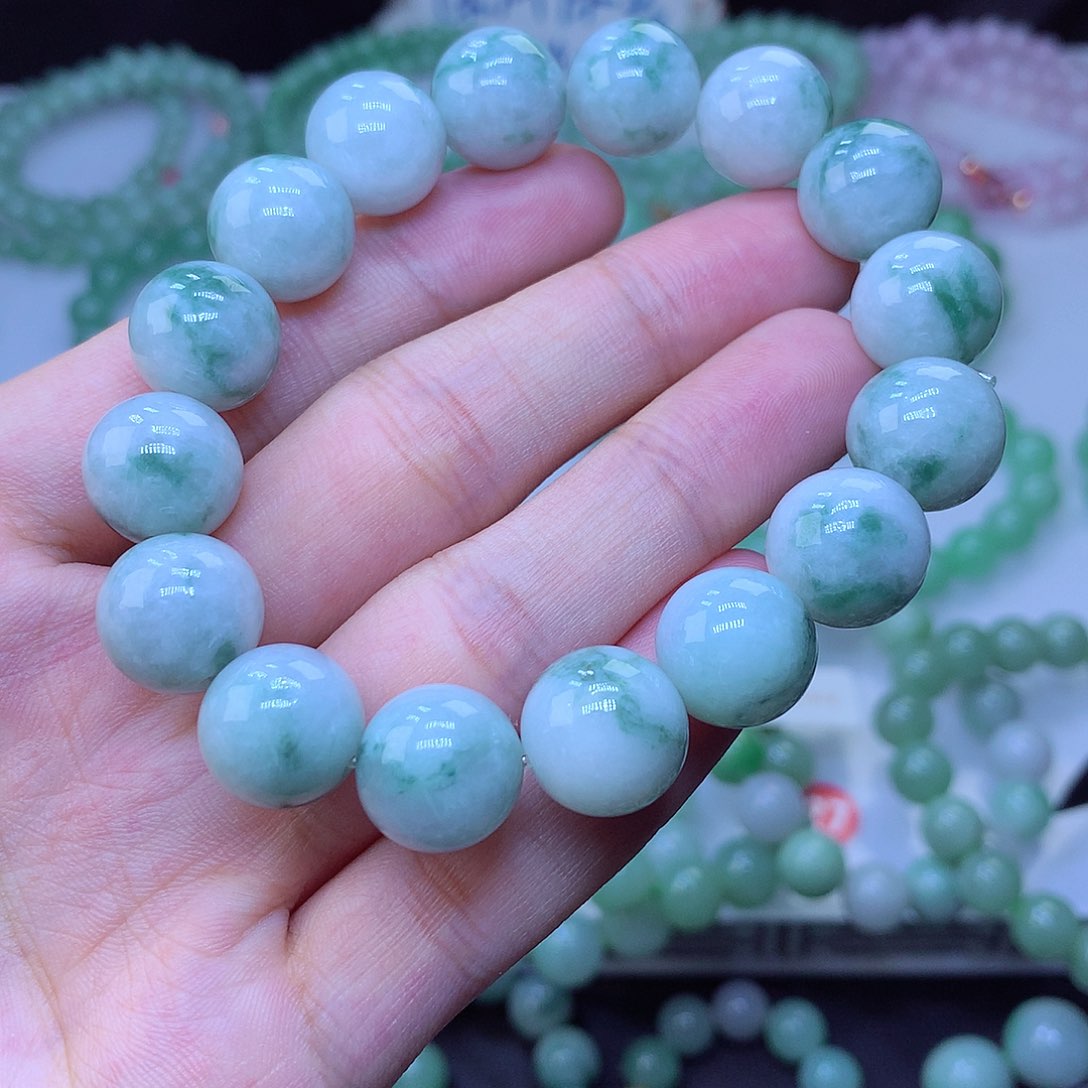 翡翠未镶嵌毛衣链