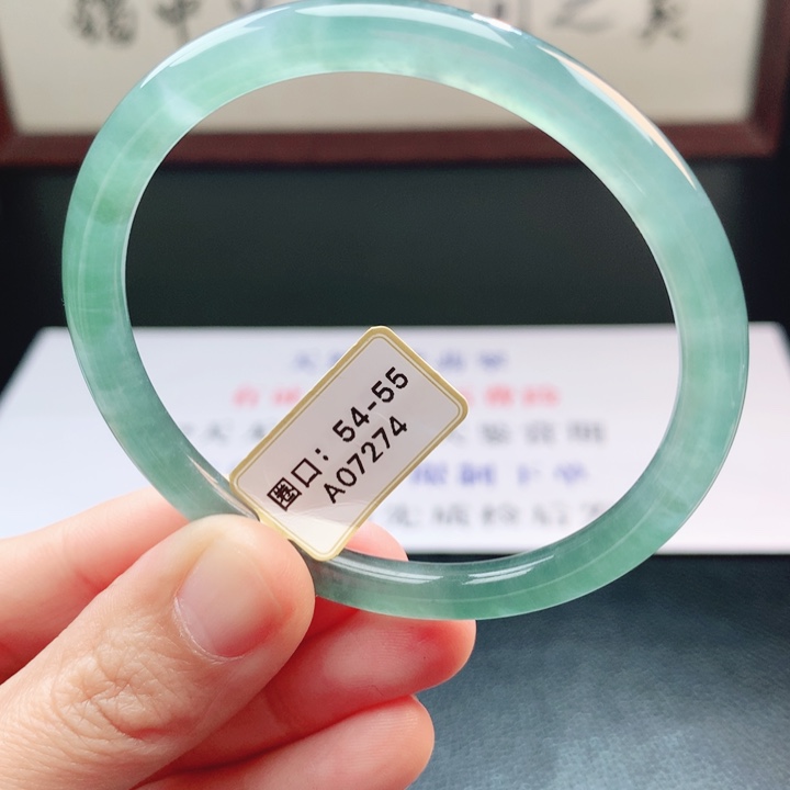 翡翠未镶嵌手镯翡翠手镯129