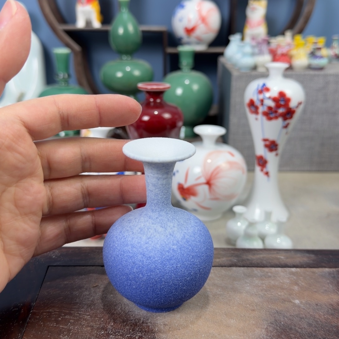 陶瓷手工小花器摆件