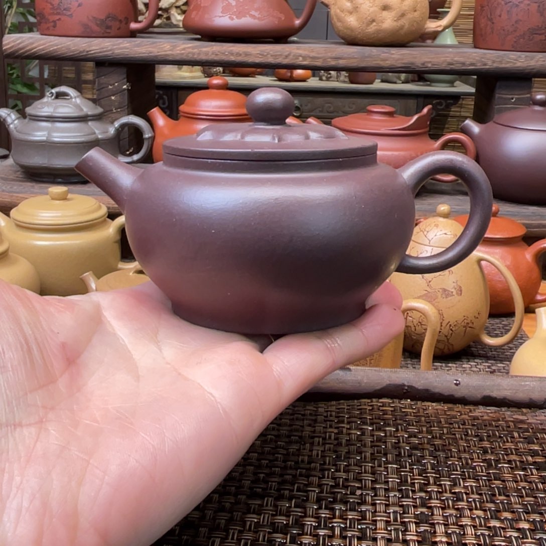 茶壶紫砂宜兴原矿紫砂手工制160