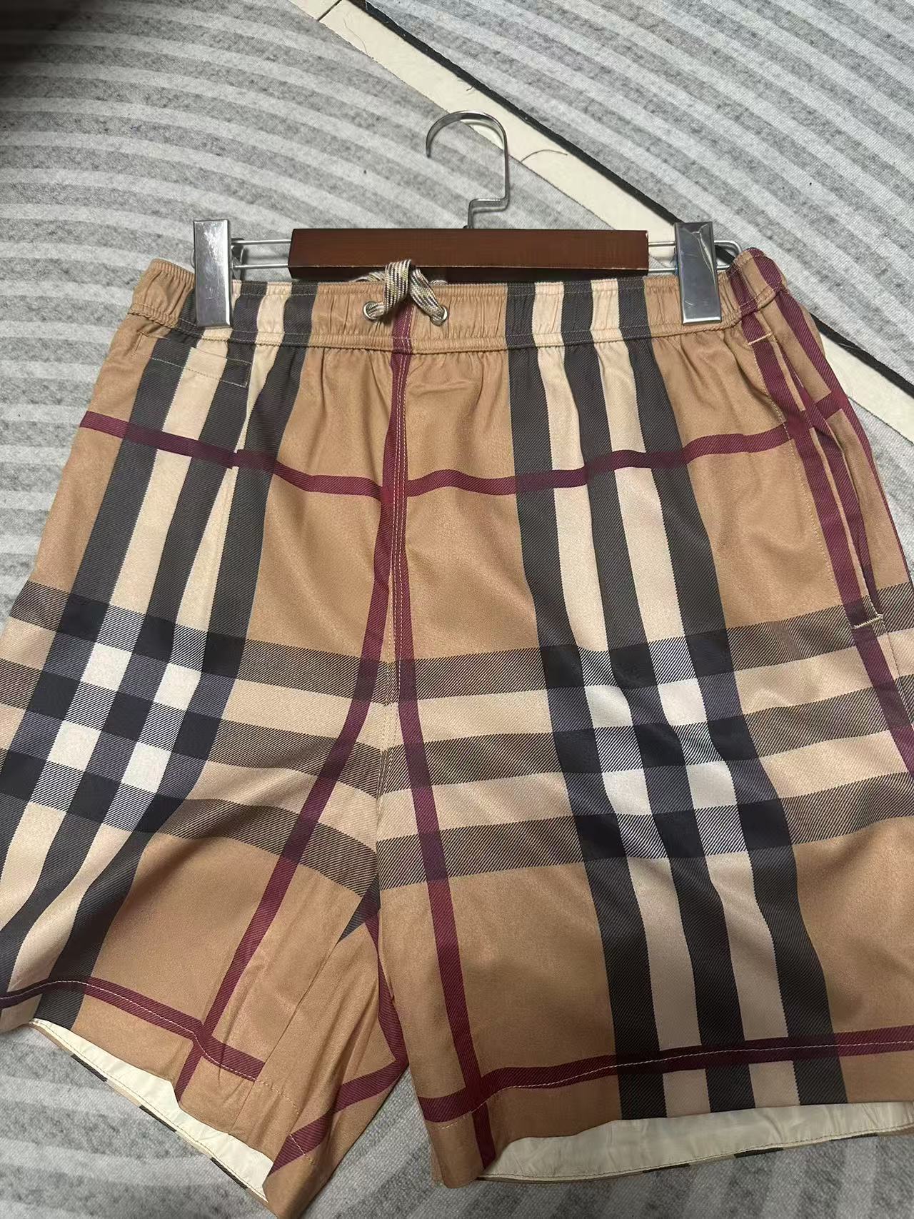 【铁锤轻奢】巴哥的棕格纹短裤