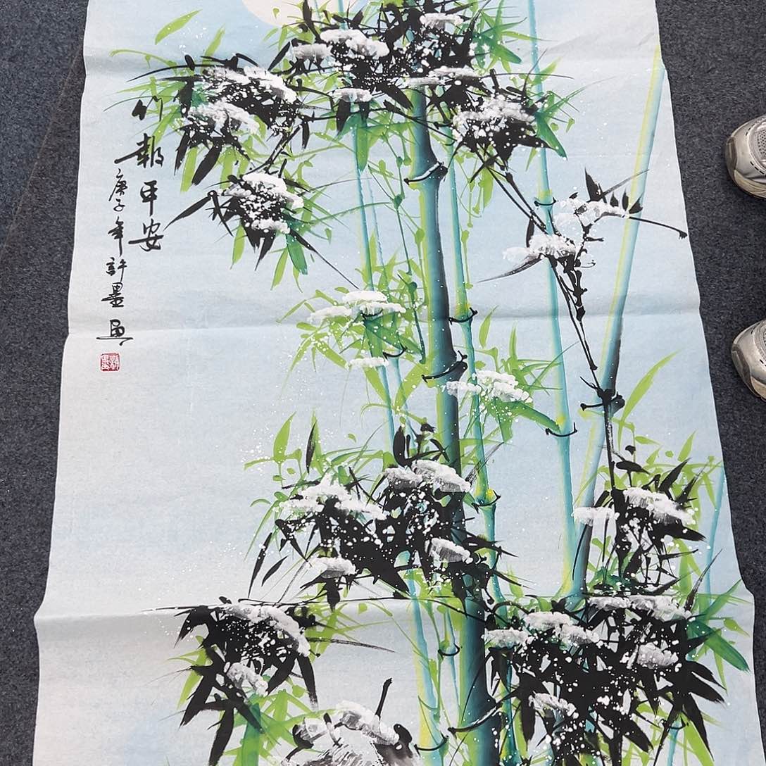 国画纯手绘国画大简陋!