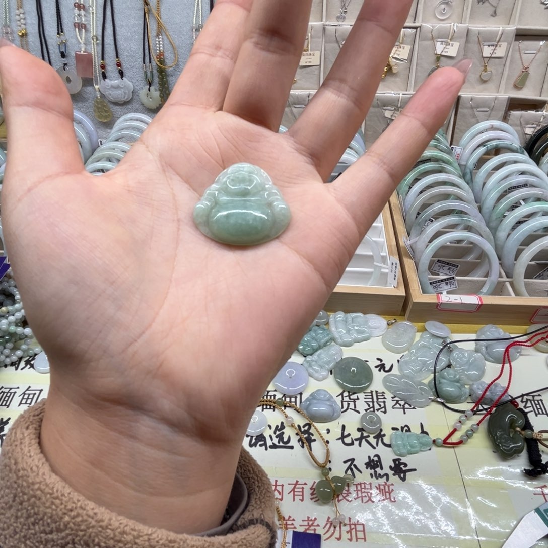 翡翠未镶嵌手镯天然缅甸翡翠吊坠