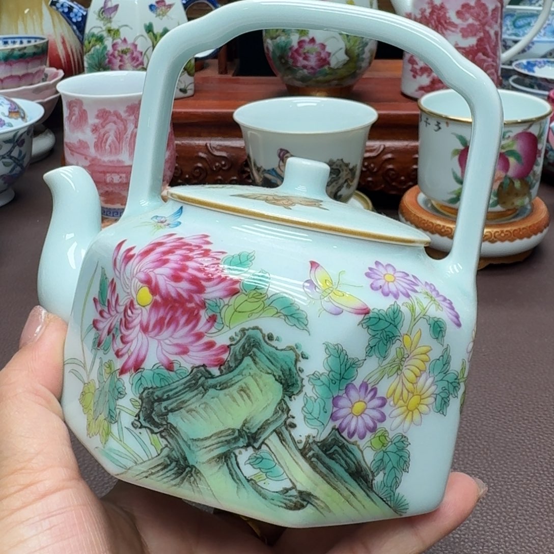 瓷片景德镇仿古手工制作精品展示