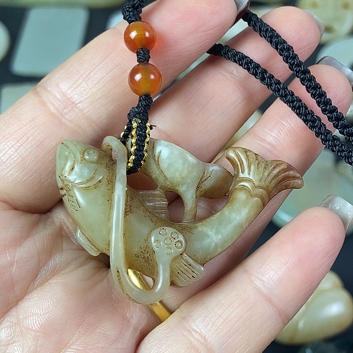 和田玉（糖玉）挂件未镶嵌