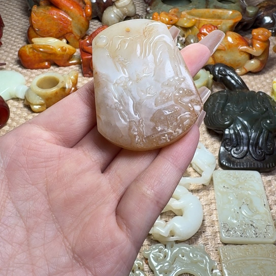 吊坠白玉菩提挂件