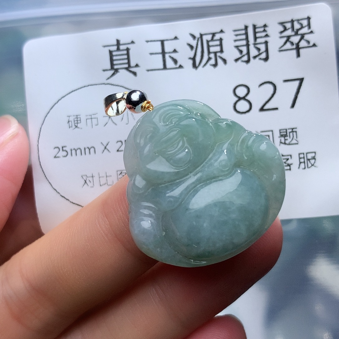 翡翠未镶嵌颈饰827