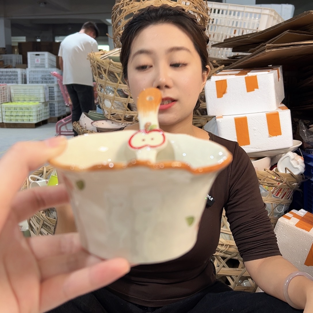 摆件潮州陶瓷餐具微瑕