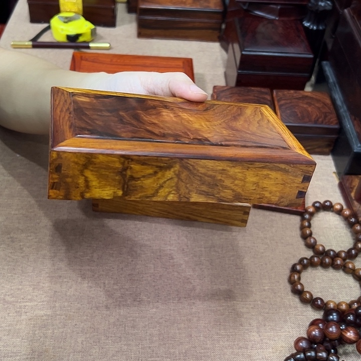 允***中贡木黄花梨抽拉盒