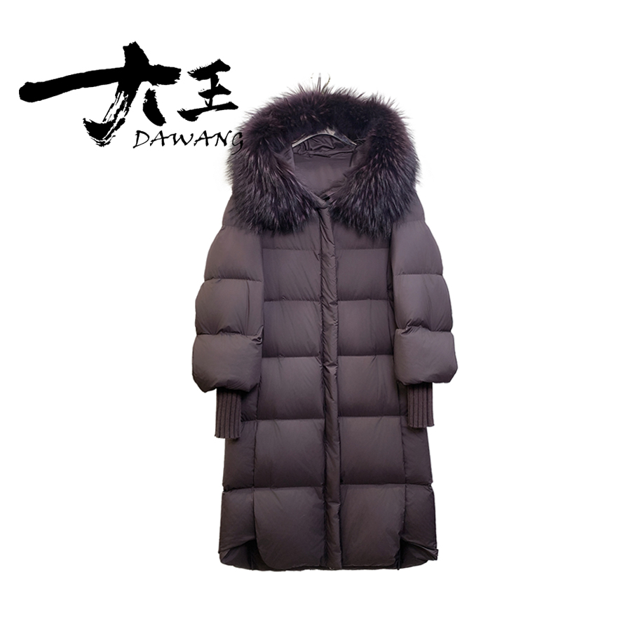 DAWANG |【花园婚礼】2025年新款长款高克重连帽女士鹅绒服169