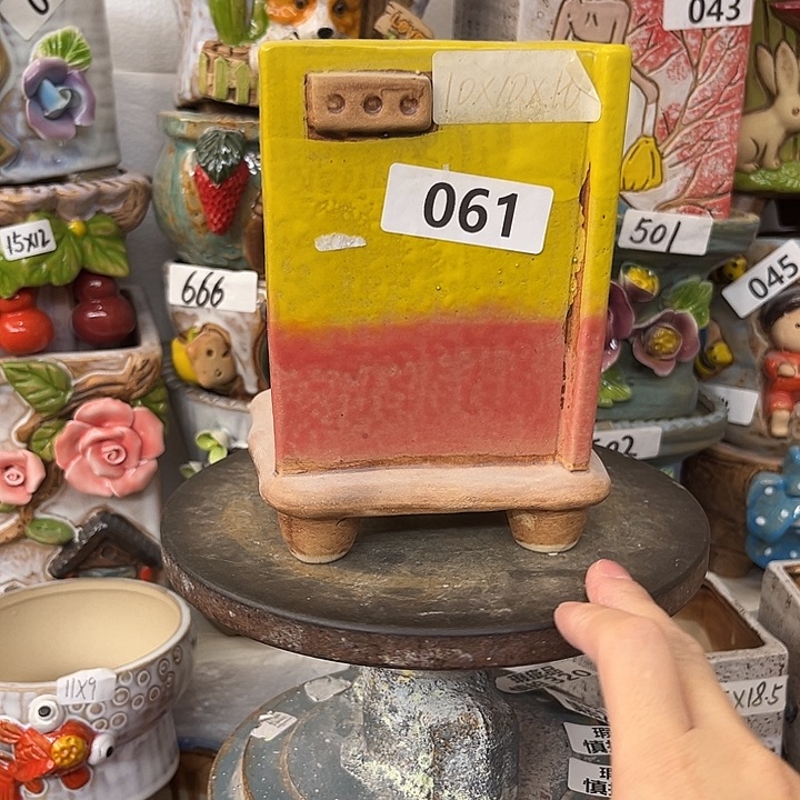 粗陶材质多肉花盆