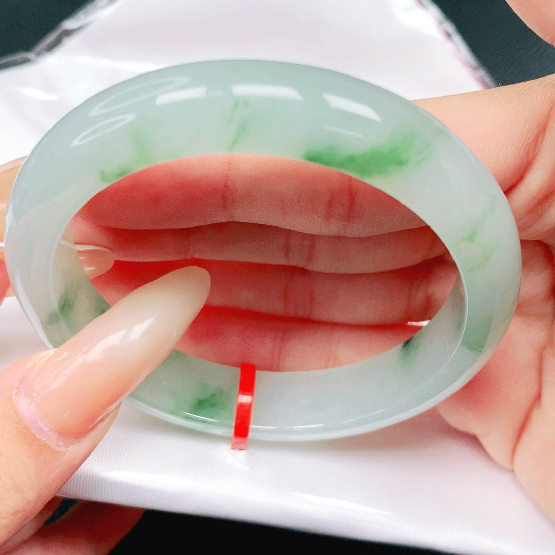 翡翠未镶嵌手镯54