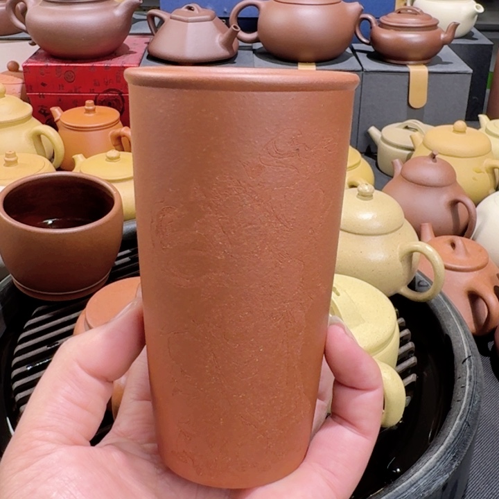 茶壶紫砂降坡泥可乐杯260cc