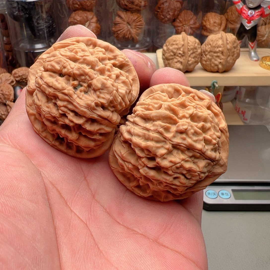 把件文玩核桃46尺全品官帽