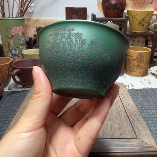 紫砂茶杯紫砂宜兴正品