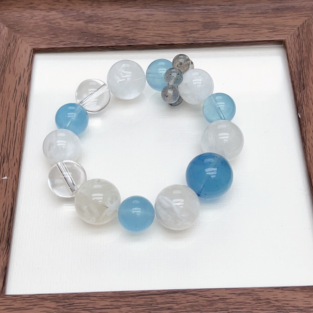 水晶手链未镶嵌自*卷