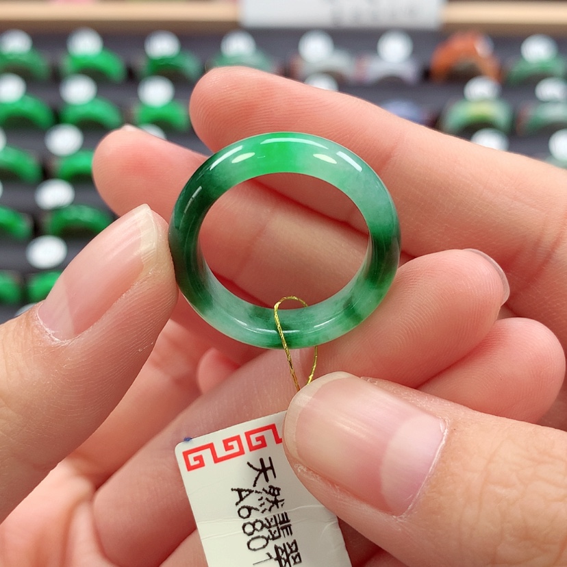 【闪购商品】未镶嵌戒指翡翠17/18号
