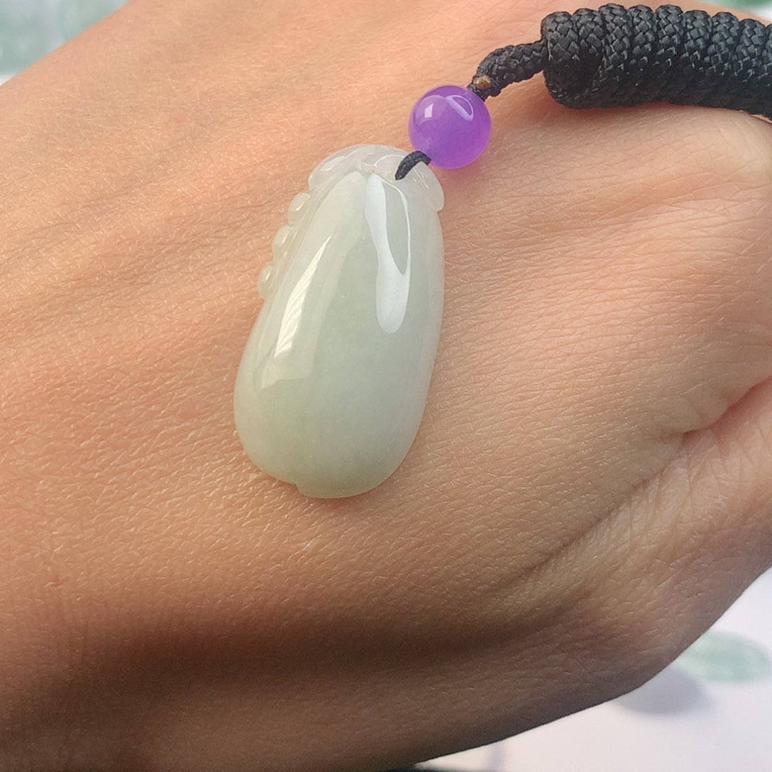 翡翠颈饰未镶嵌福瓜