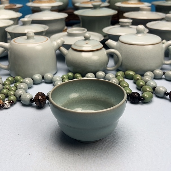 杯仿古釉福禄碗杯原矿原釉原产地
