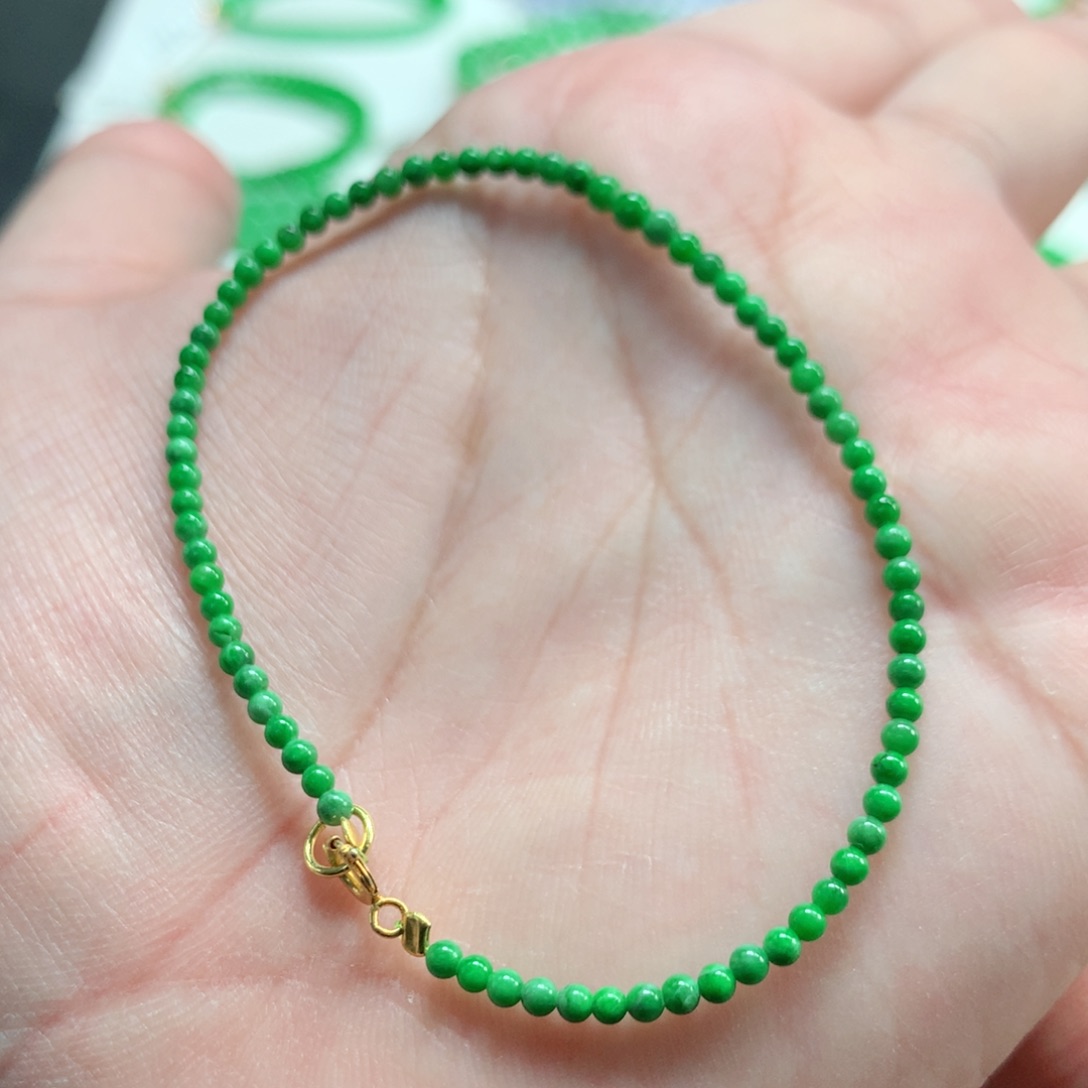 翡翠未镶嵌手链翡翠