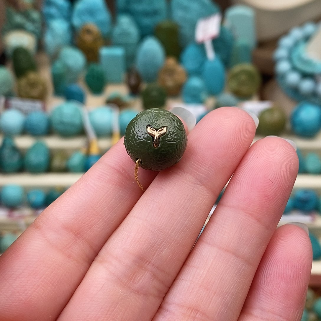 未镶嵌绿松石珠宝奇石13.5