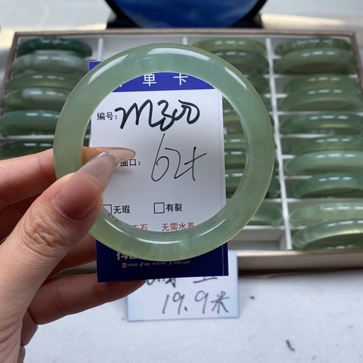 蛇纹石玉手镯未镶嵌苹*树