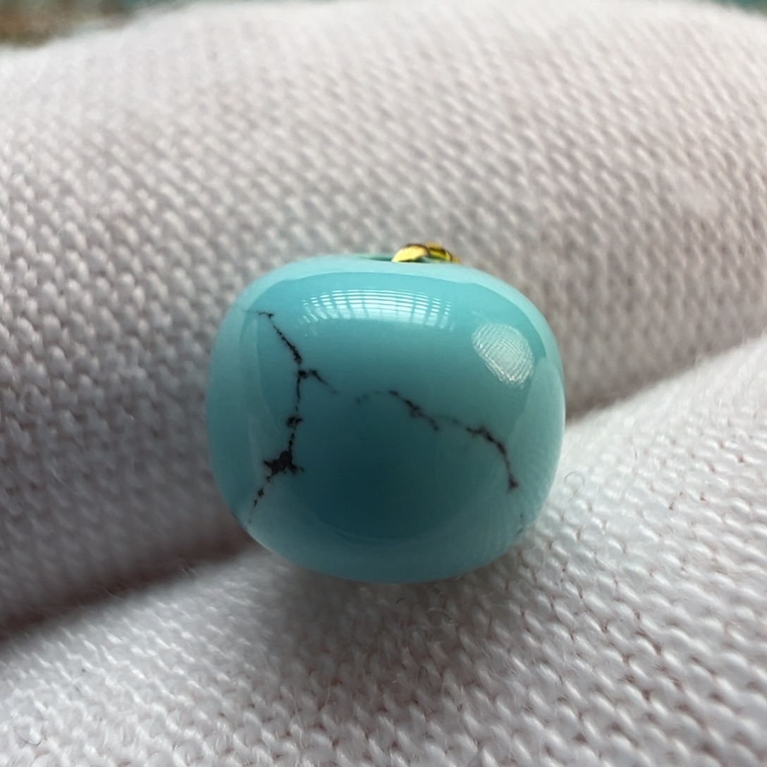 绿松石未镶嵌配饰7.2*6.1