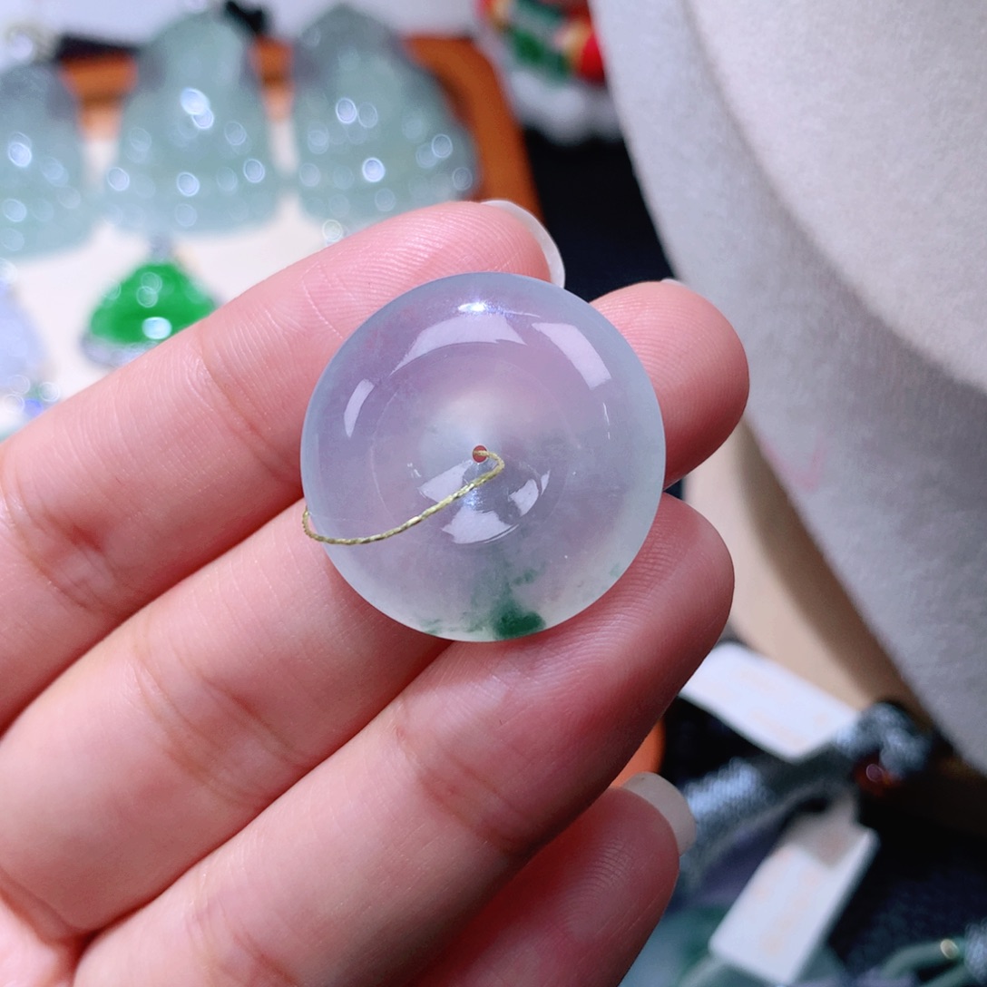 颈饰未镶嵌翡翠扣子24.8*5.8