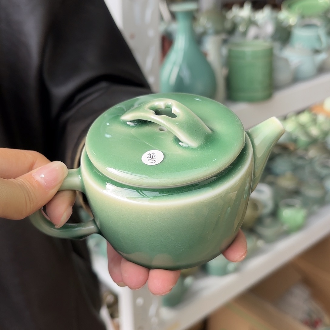 龙泉云间青瓷小米茶器