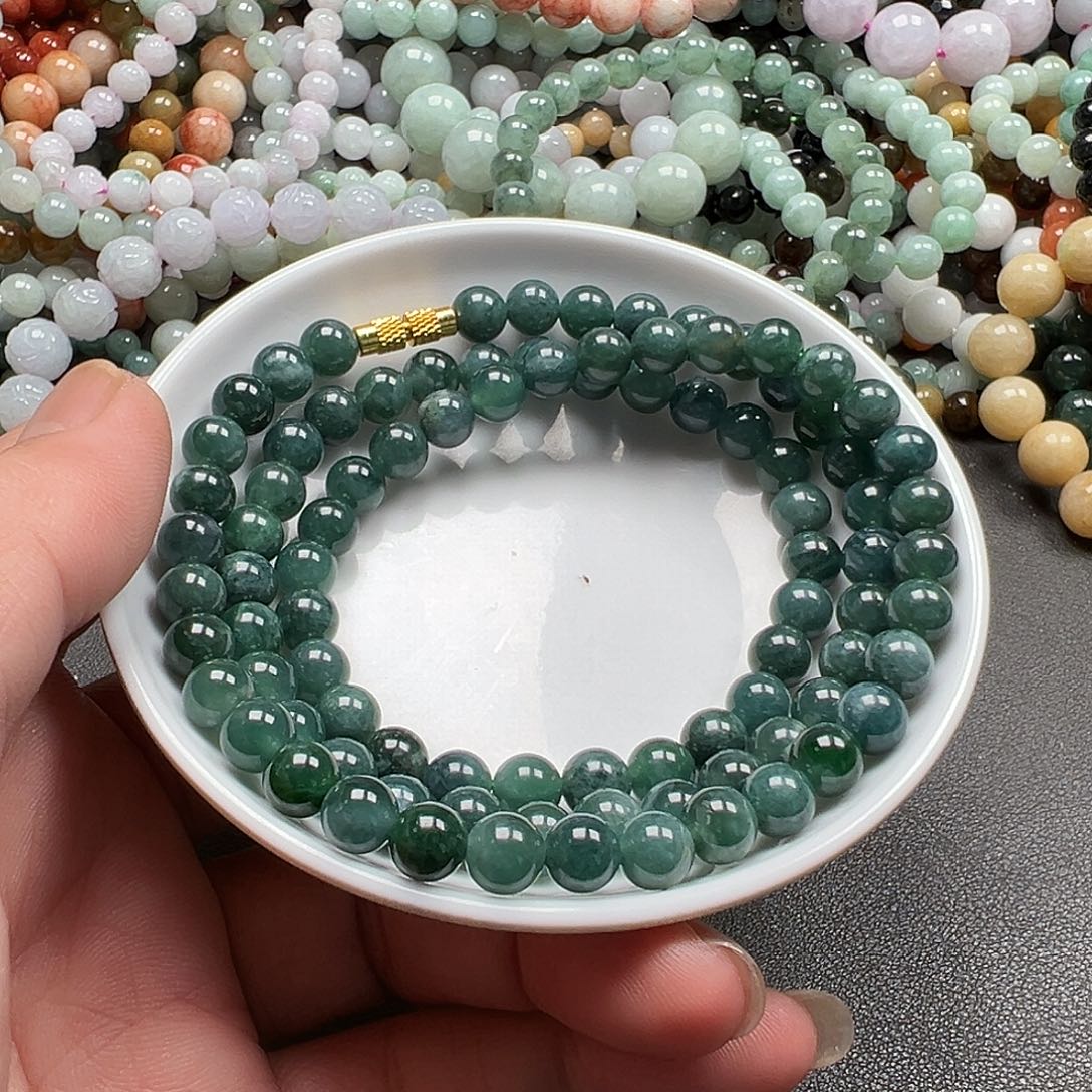 翡翠手链未镶嵌珍*货主老华