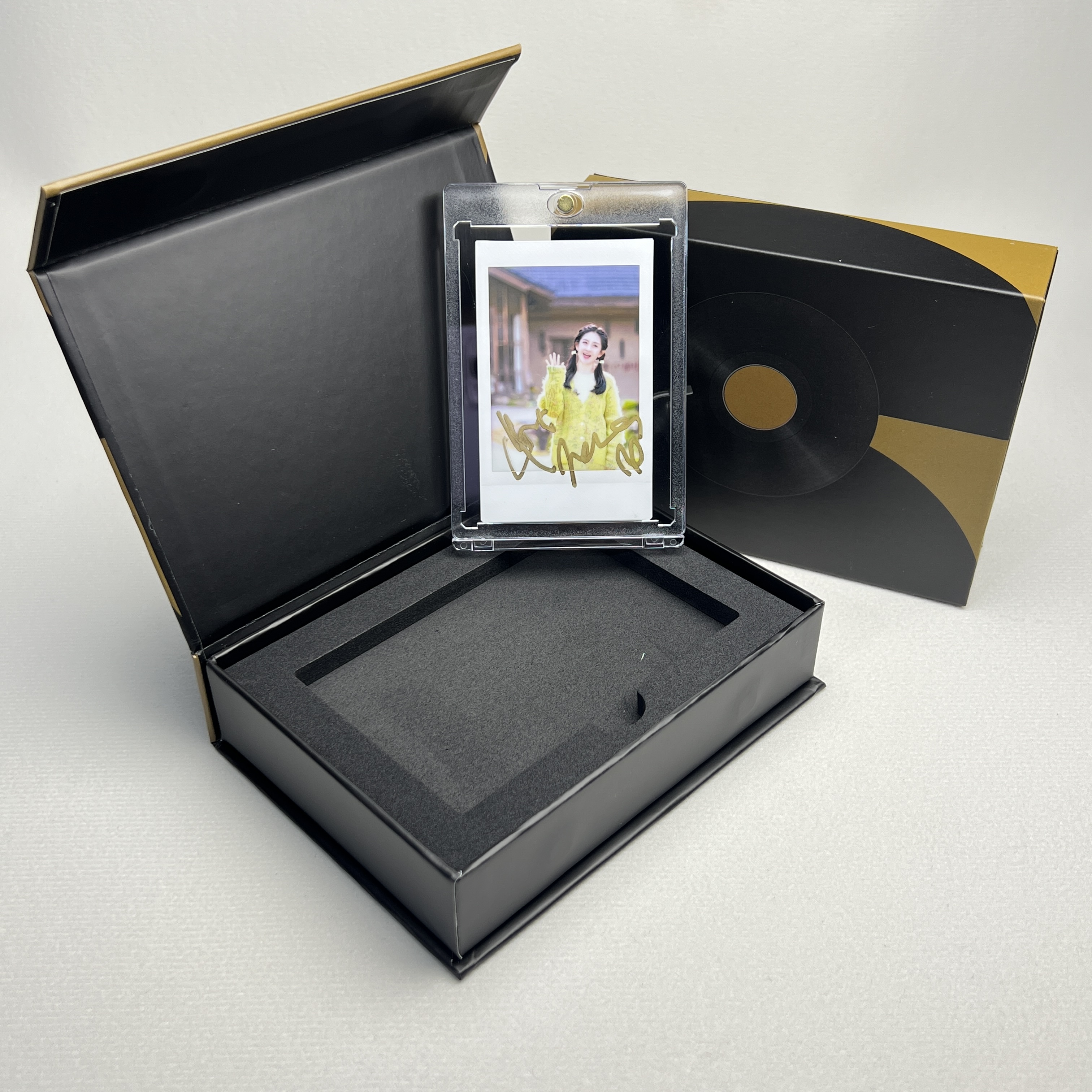 N8503谢娜 签名正品拍立得照片 白边