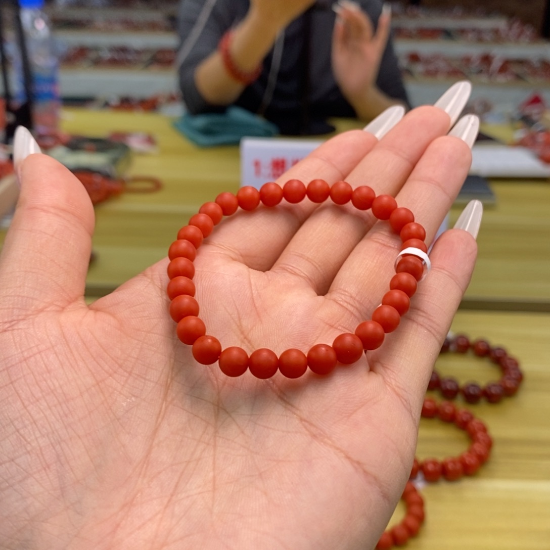 南红玛瑙6mm单圈多样性发一未镶嵌?*