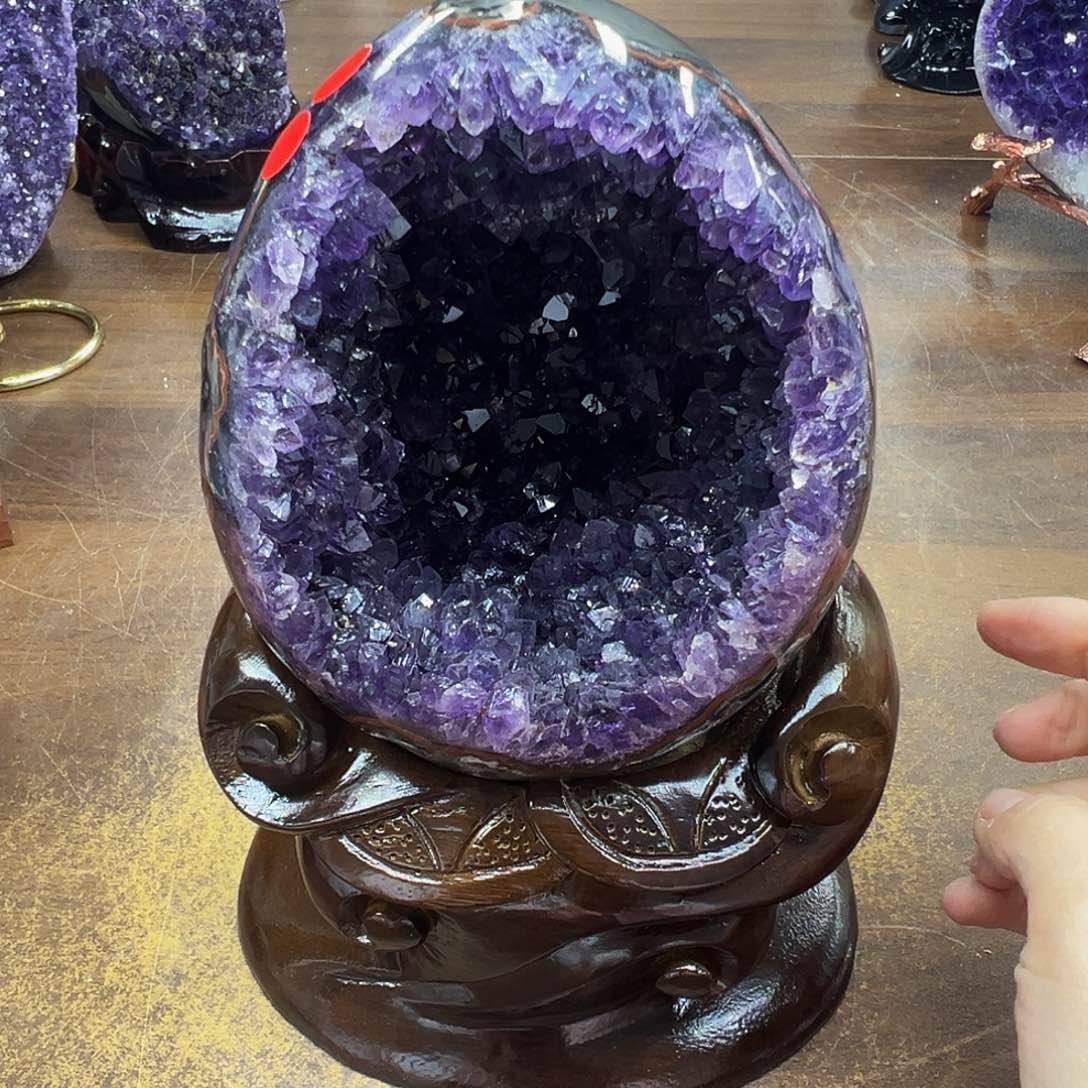 紫晶摆件未镶嵌骏晶体
